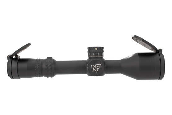 Nightforce NX8 2.5-20x riflescope FFP features a matte black anodized finish